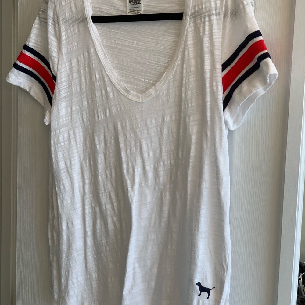 Victoria Secret Baseball T-shirt Sz L